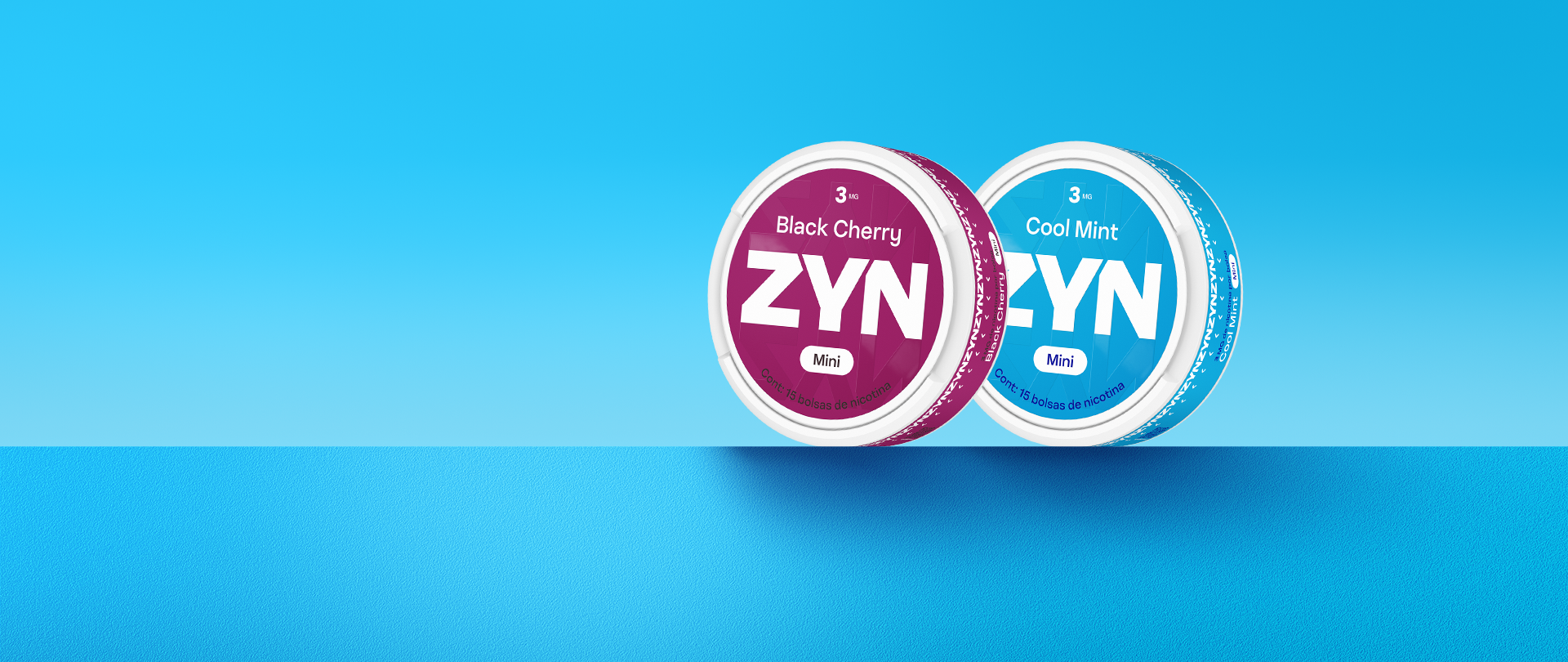 Dos Latas cerradas Cool Mint y Spear Mint